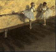 Edgar Degas Dancers Practicing at the Barre France oil painting artist